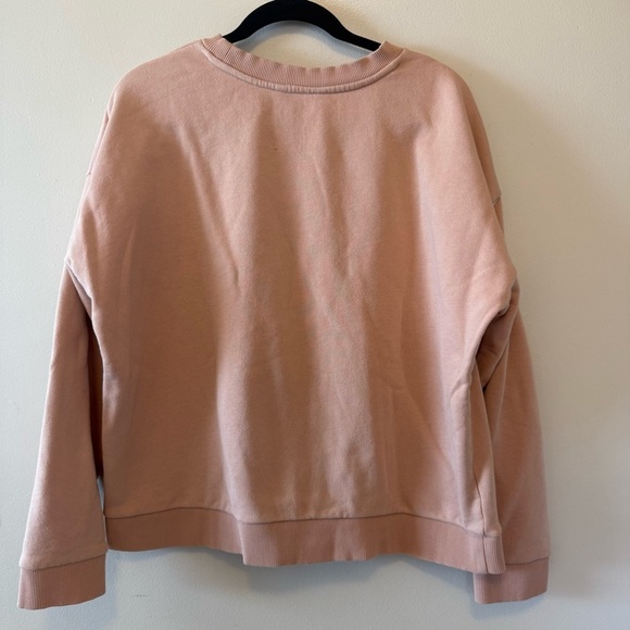 Banana Republic Women's Dusty Rose Embroidered Sweatshirt - Picture 3 of 6